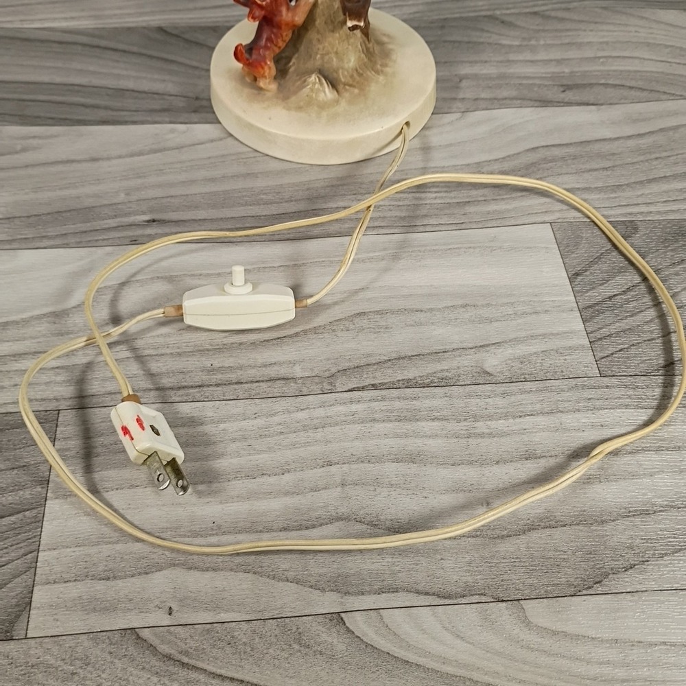 Vintage Table Lamp Culprits 18" Hummel Boy & Dog Goebel 44A - Picture 12 of 16